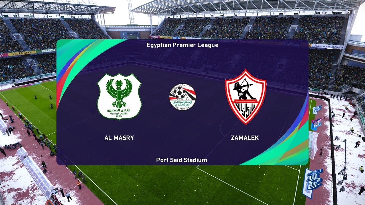  EGYPT: Premier League Al Masry Port Said vs Zamalek Live Score and Live Stream
